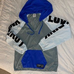 “Pink” windbreaker hoodie